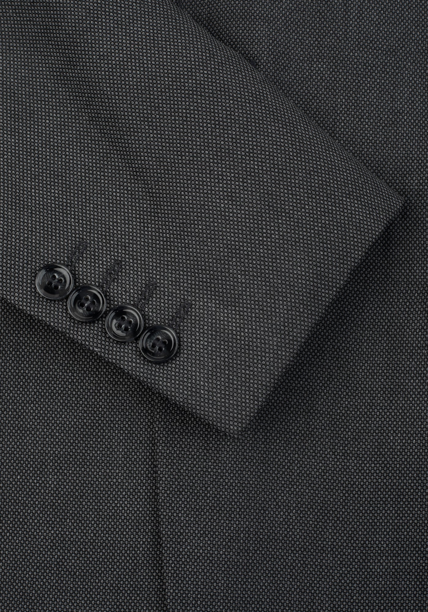 Graphite Grey Dotted Poly Suit