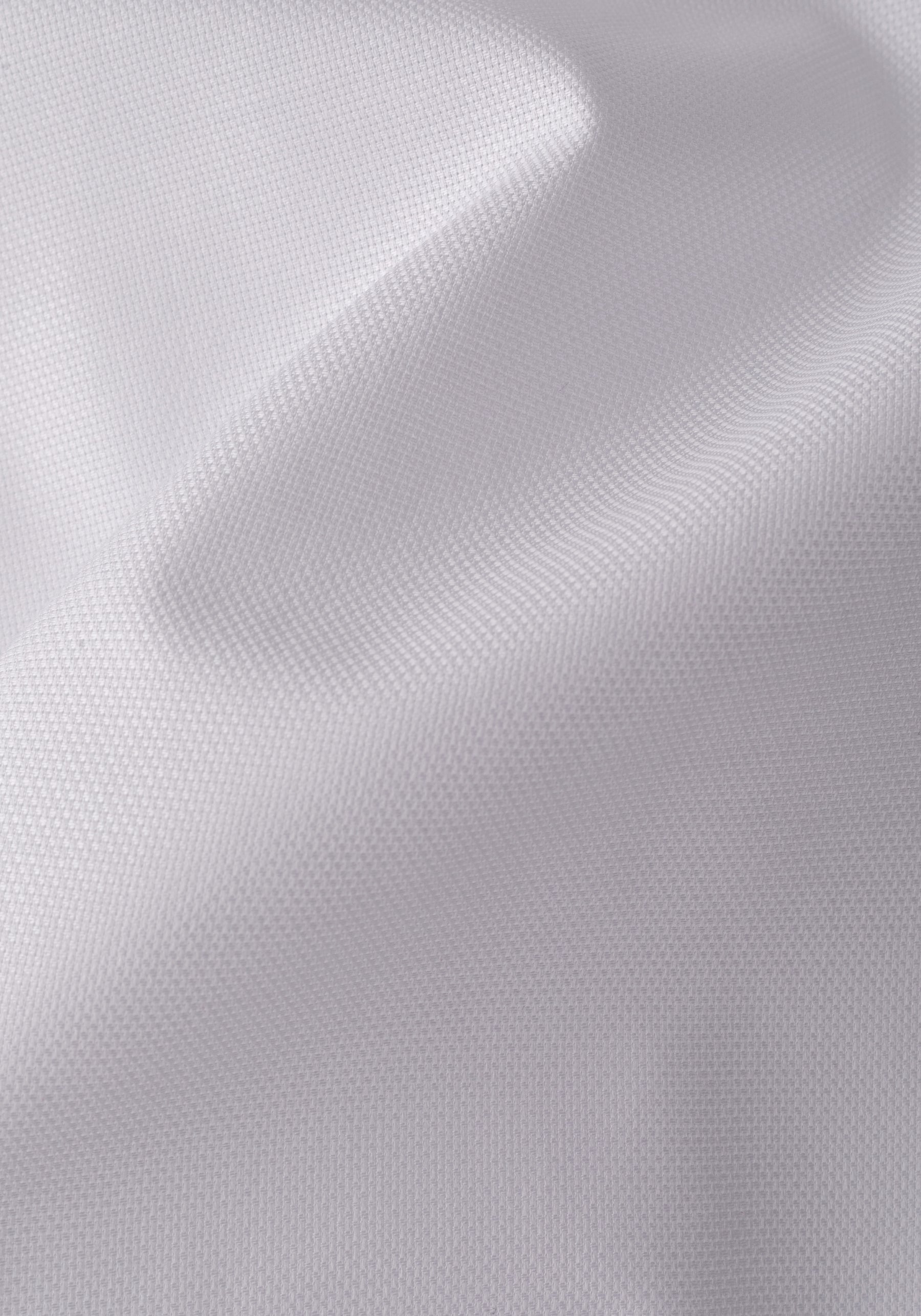 Pearl White Basket Weave Shirt