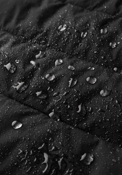 Flint Black Padded Polyamide Jacket