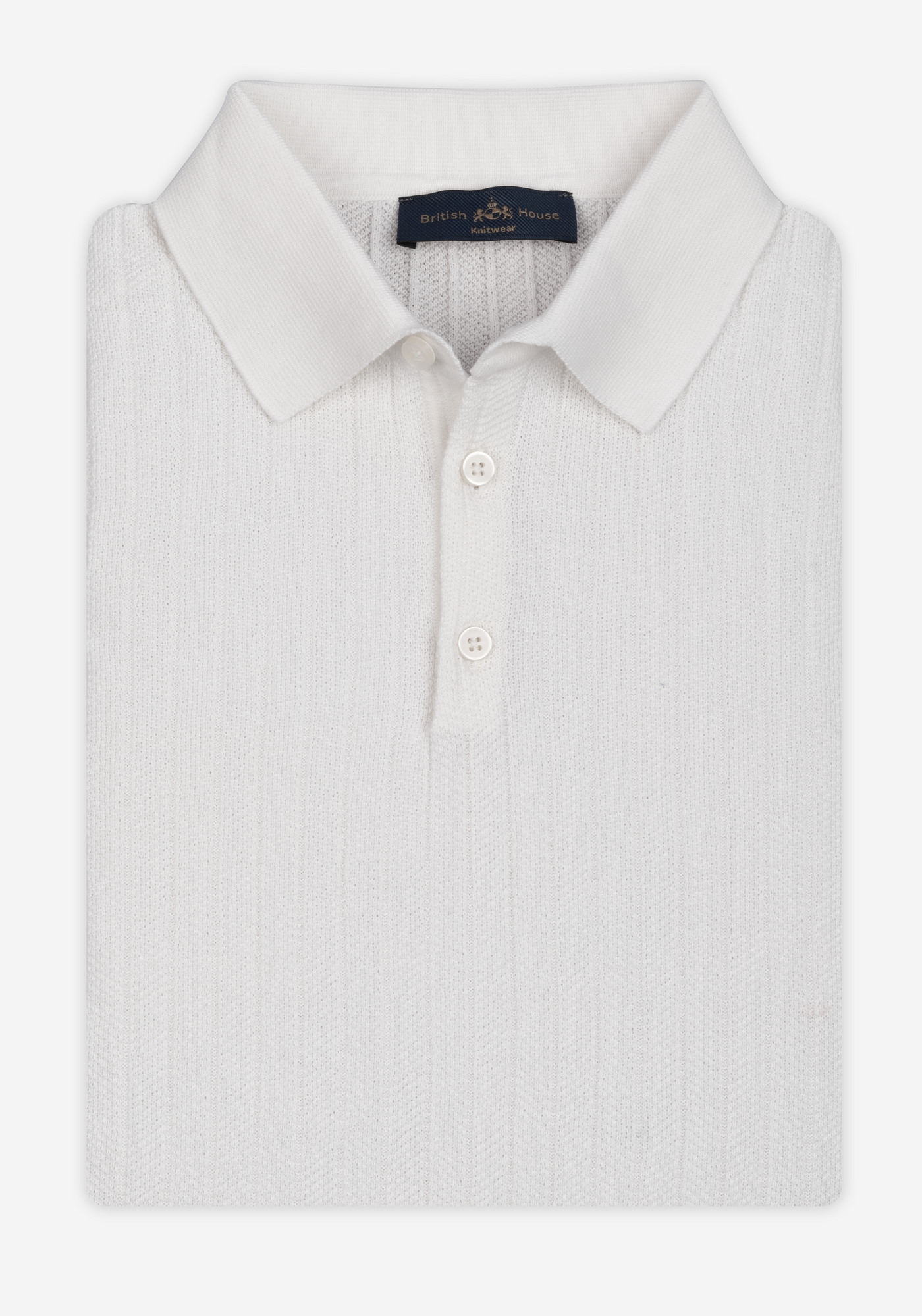 Off-White Braided Knitted Polo Shirt
