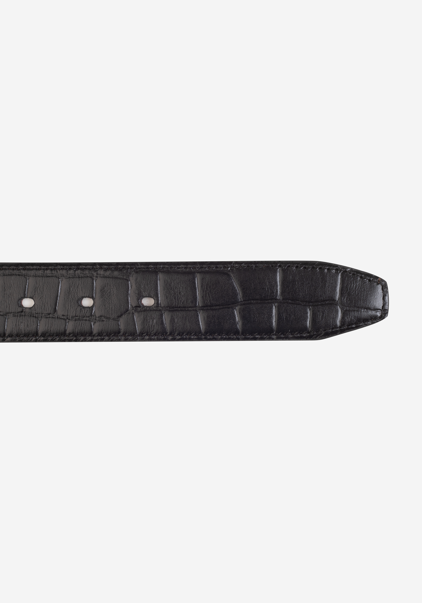 Black Genuine Leather Belt