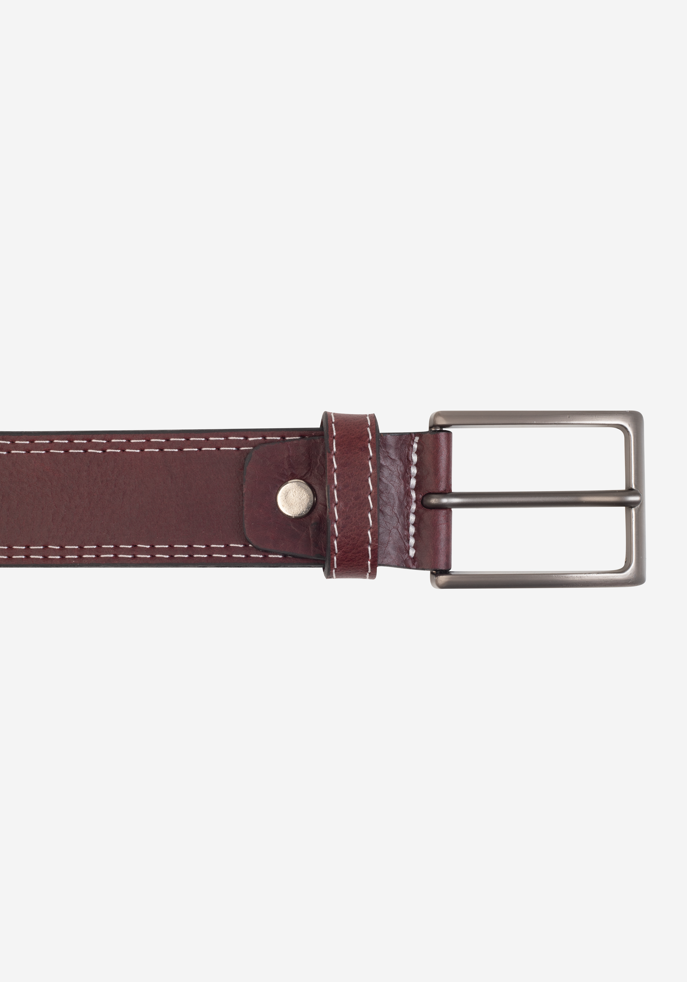 Maroon Genuine Leather Belt