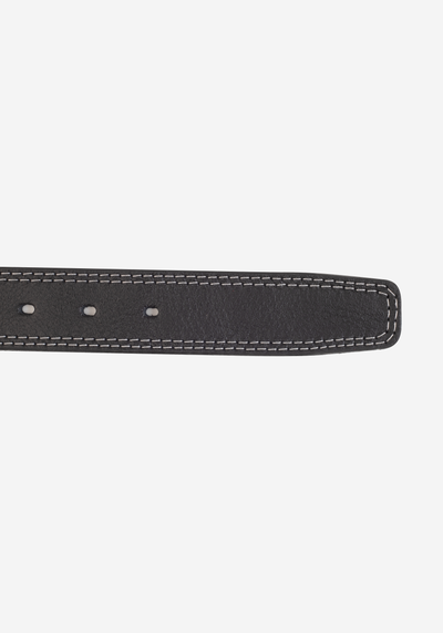 Black Genuine Leather Belt