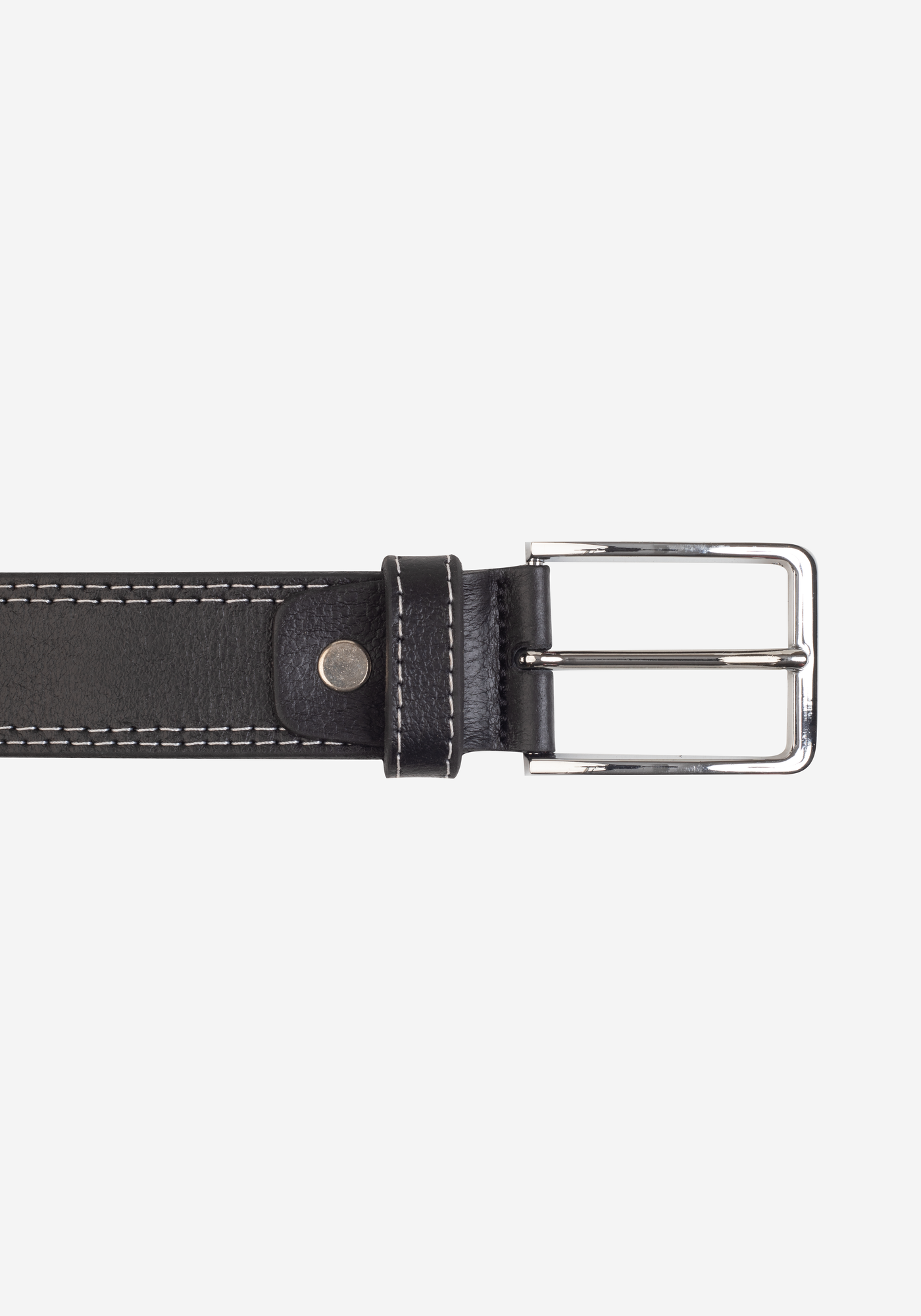 Black Genuine Leather Belt