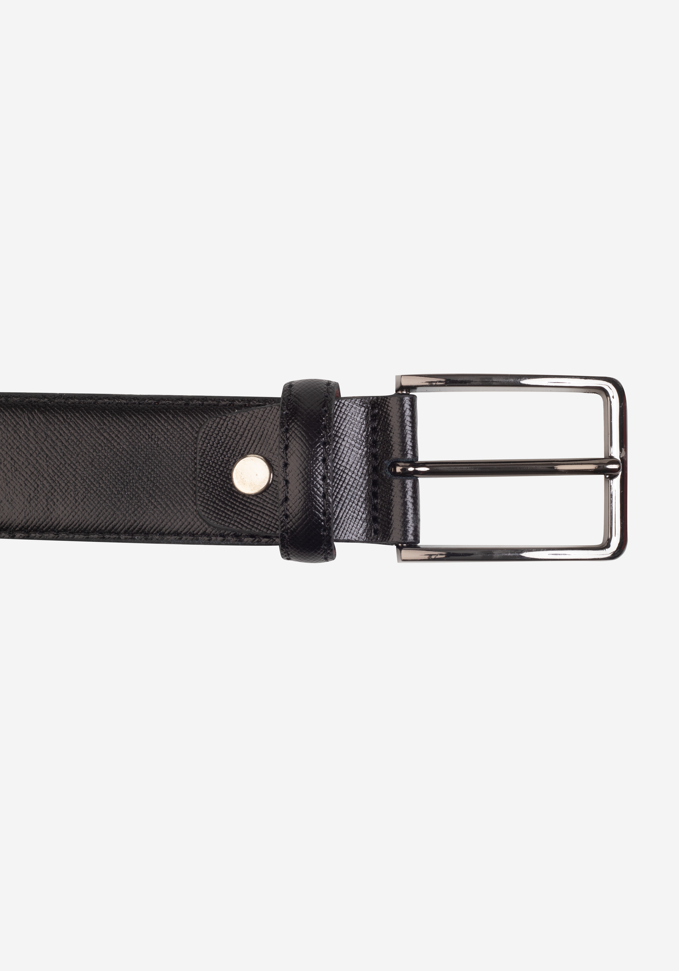 Black Genuine Leather Belt