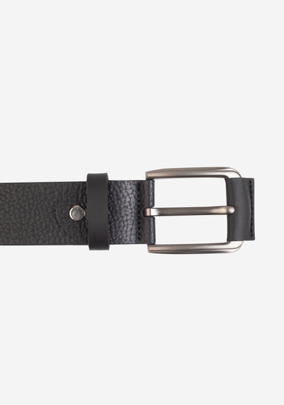 Black Genuine Leather Belt