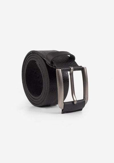 Black Genuine Leather Belt