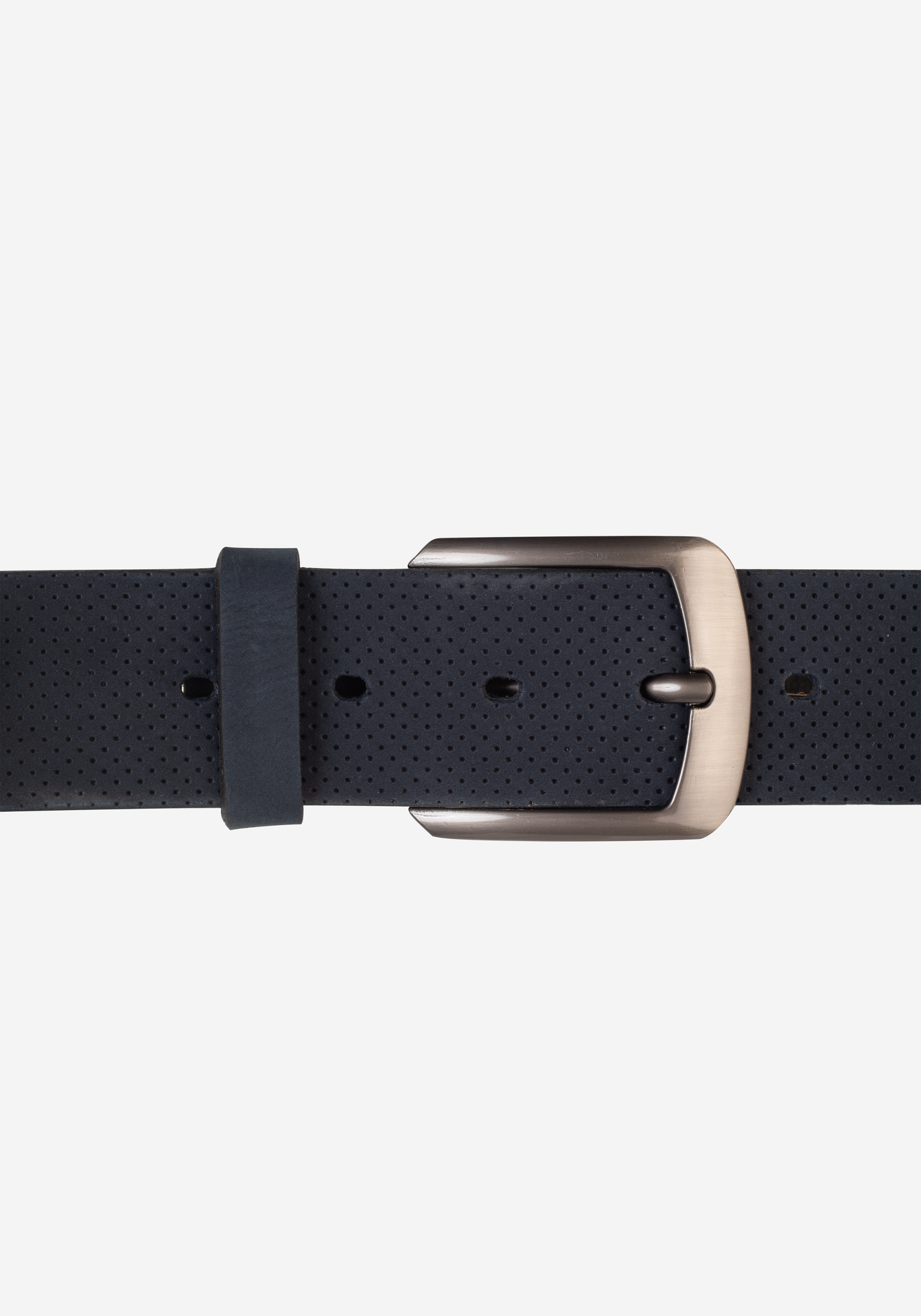 Petrol Blue Genuine Leather Belt