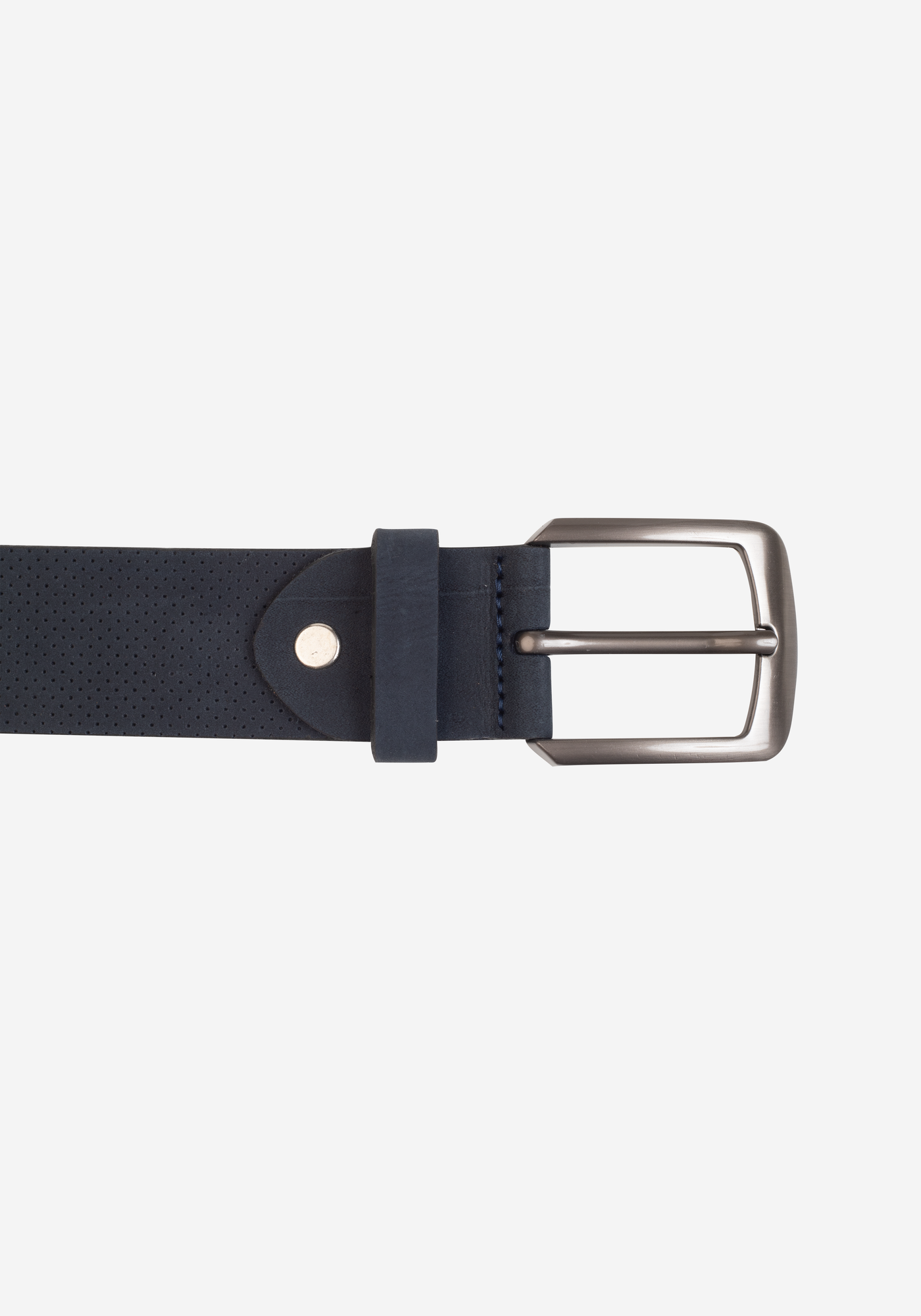 Petrol Blue Genuine Leather Belt