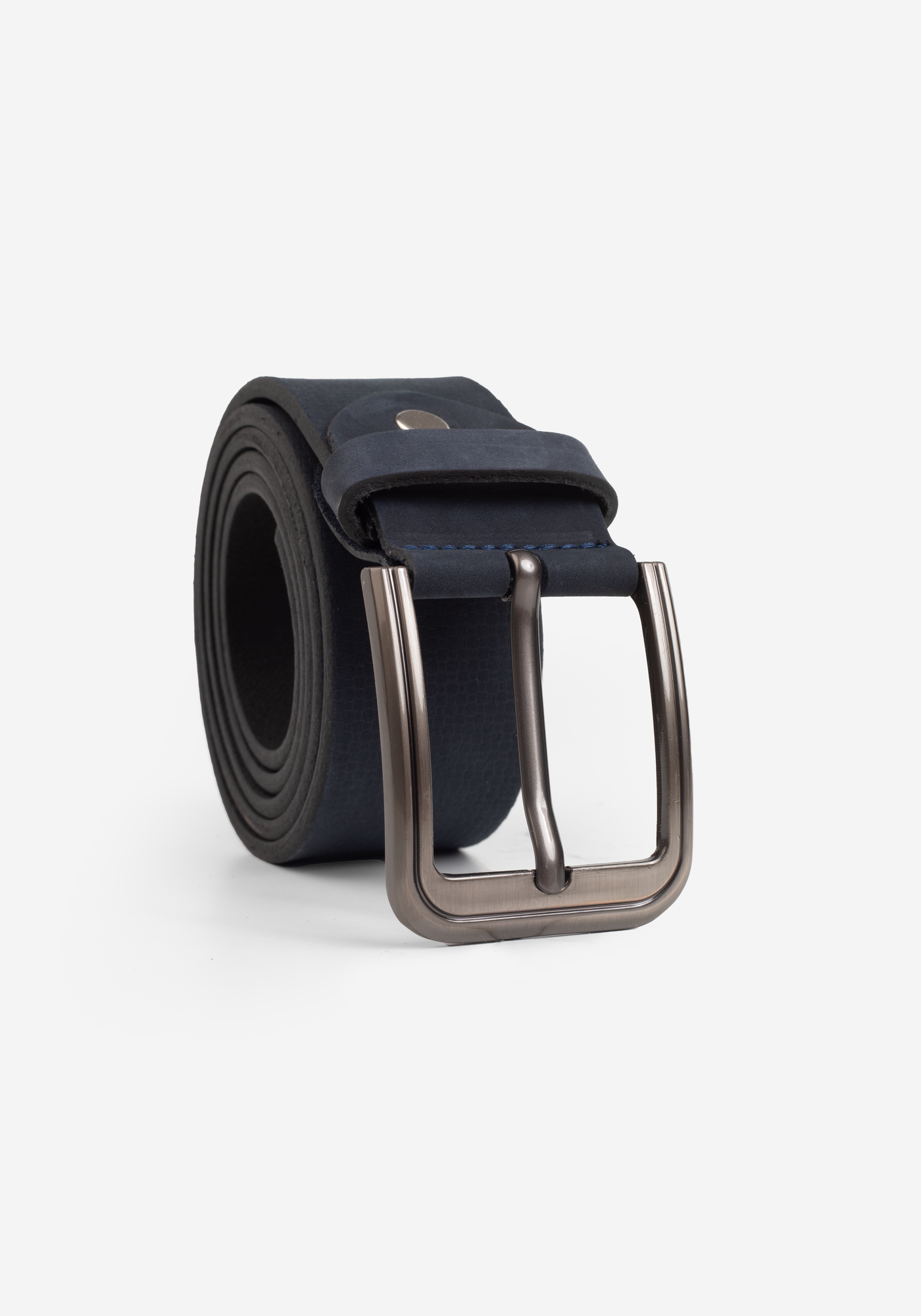 Dim Blue Genuine Leather Belt