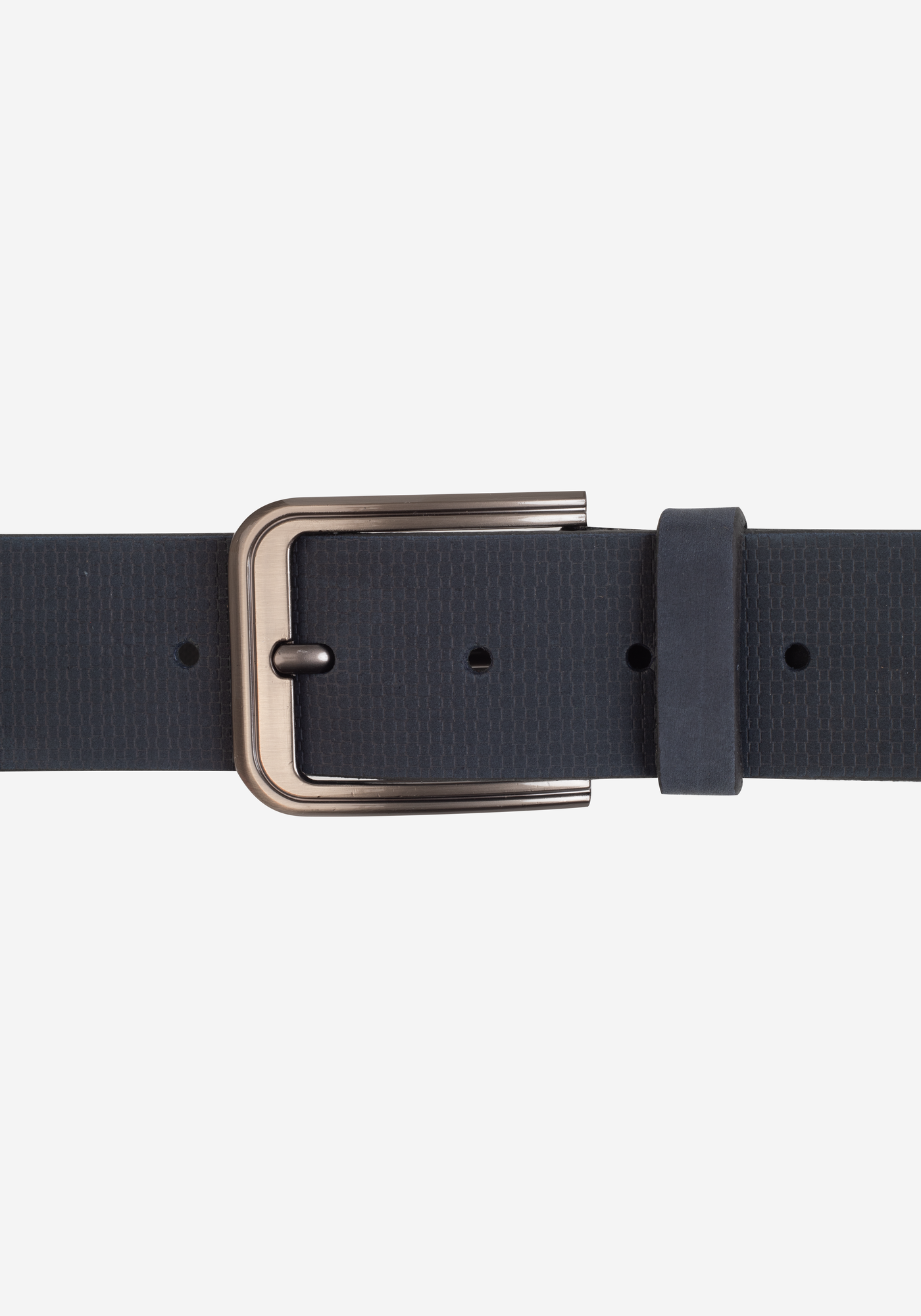 Dim Blue Genuine Leather Belt