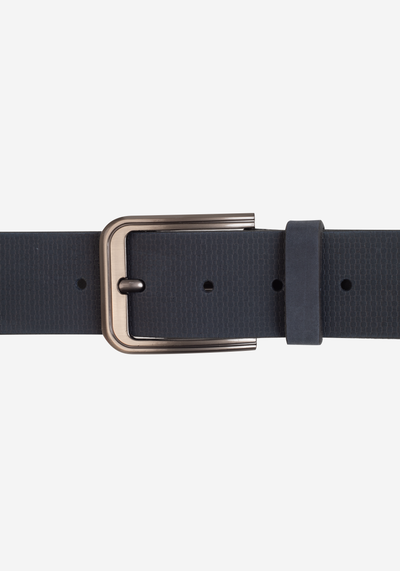 Dim Blue Genuine Leather Belt