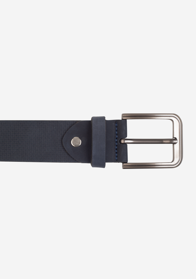 Dim Blue Genuine Leather Belt