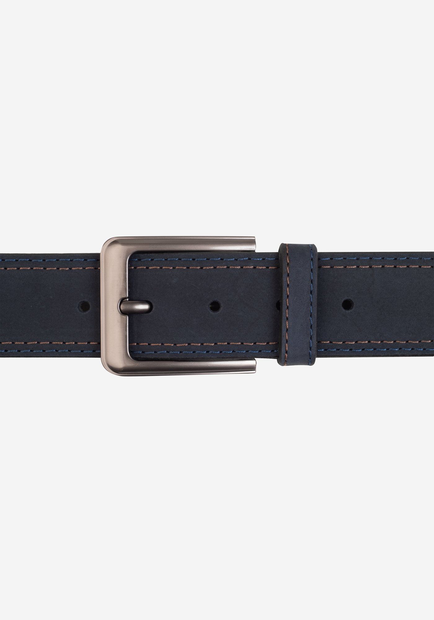 Teal Blue Genuine Leather Belt