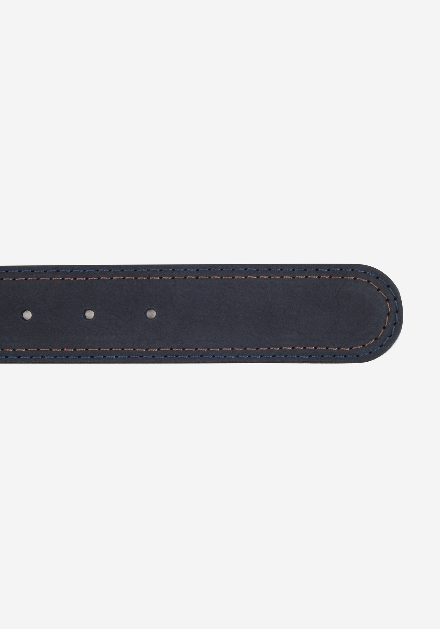 Teal Blue Genuine Leather Belt