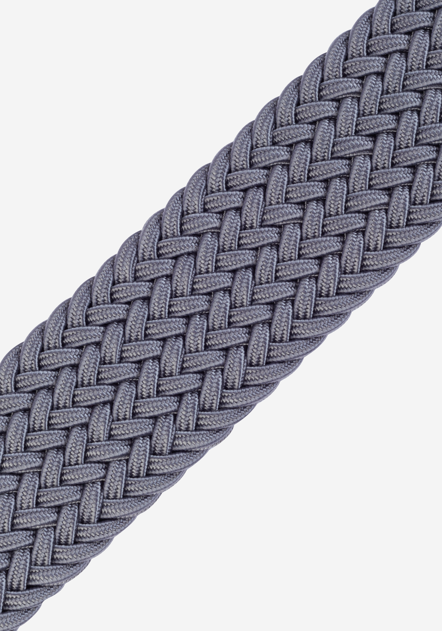 Storm Grey Braided Belt