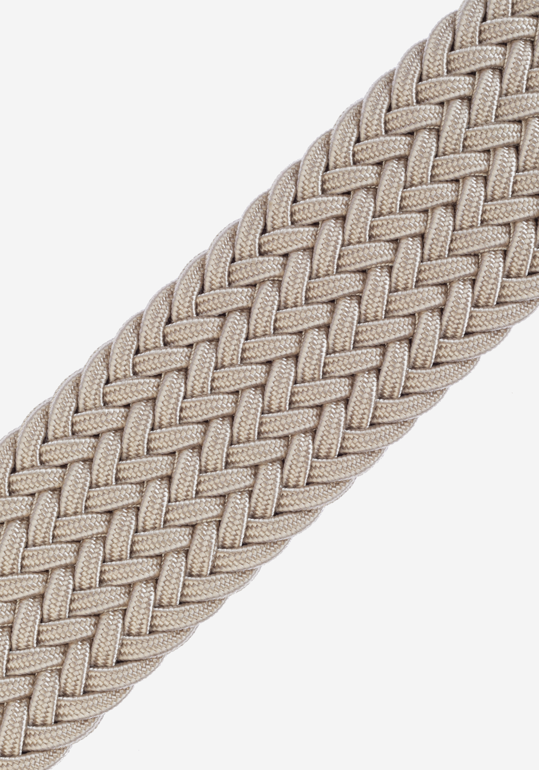 Driftwood Beige Braided Belt
