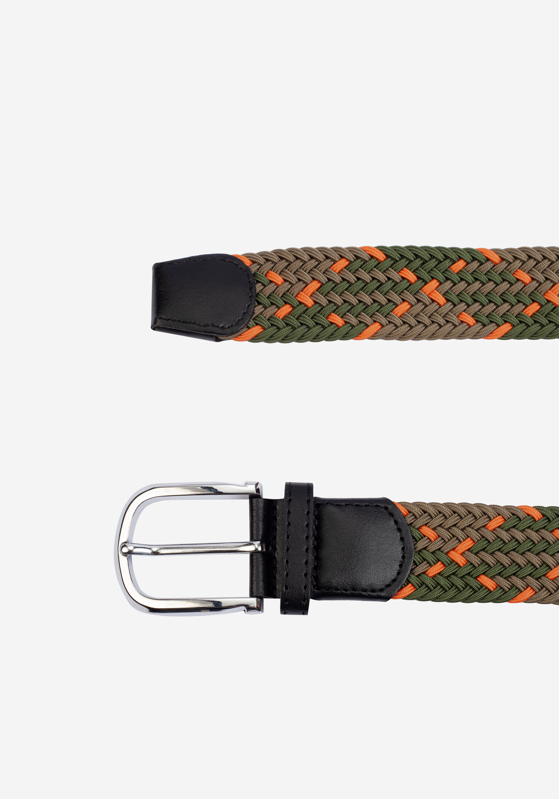 Canyon Olive Braided Belt