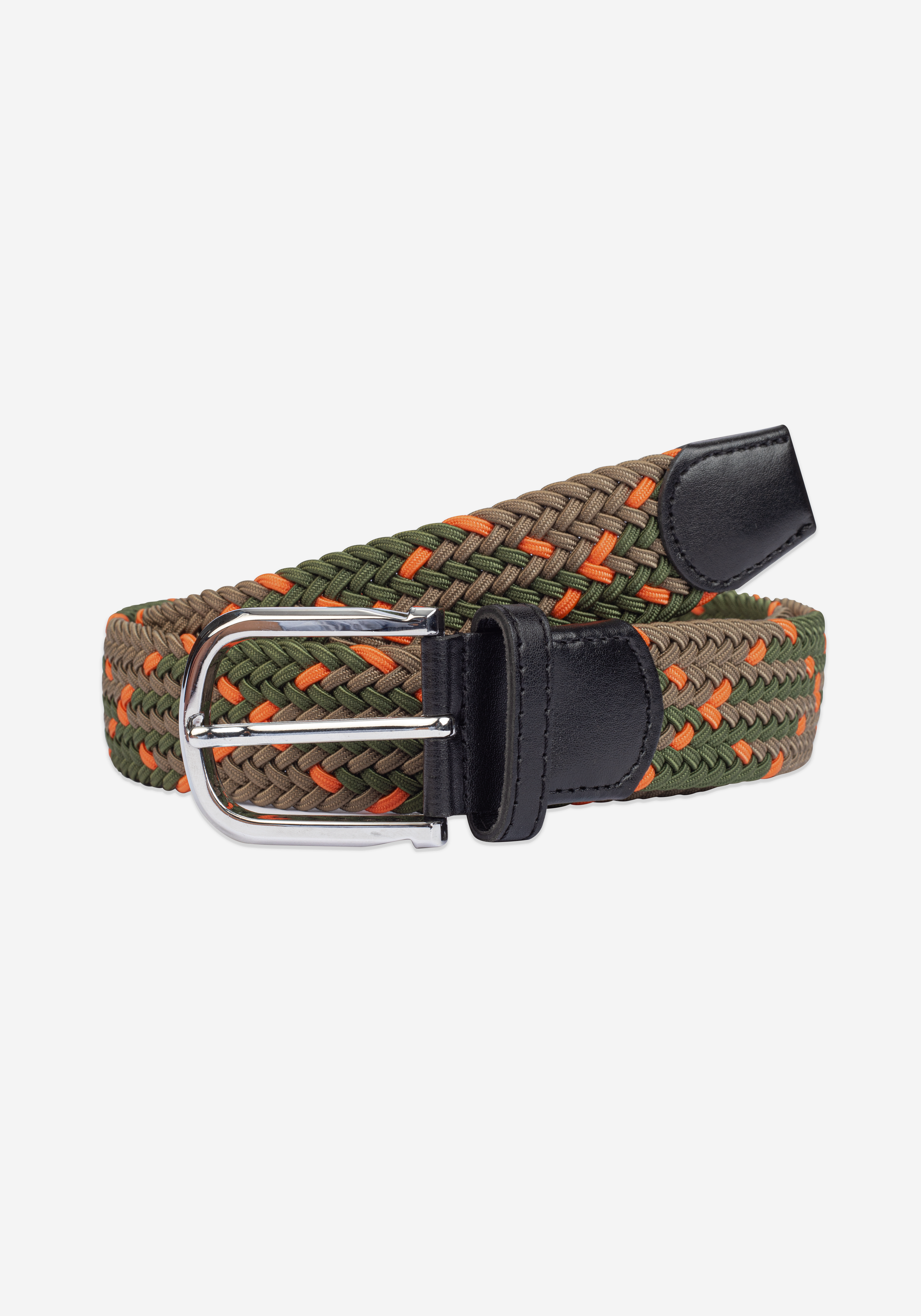 Canyon Olive Braided Belt