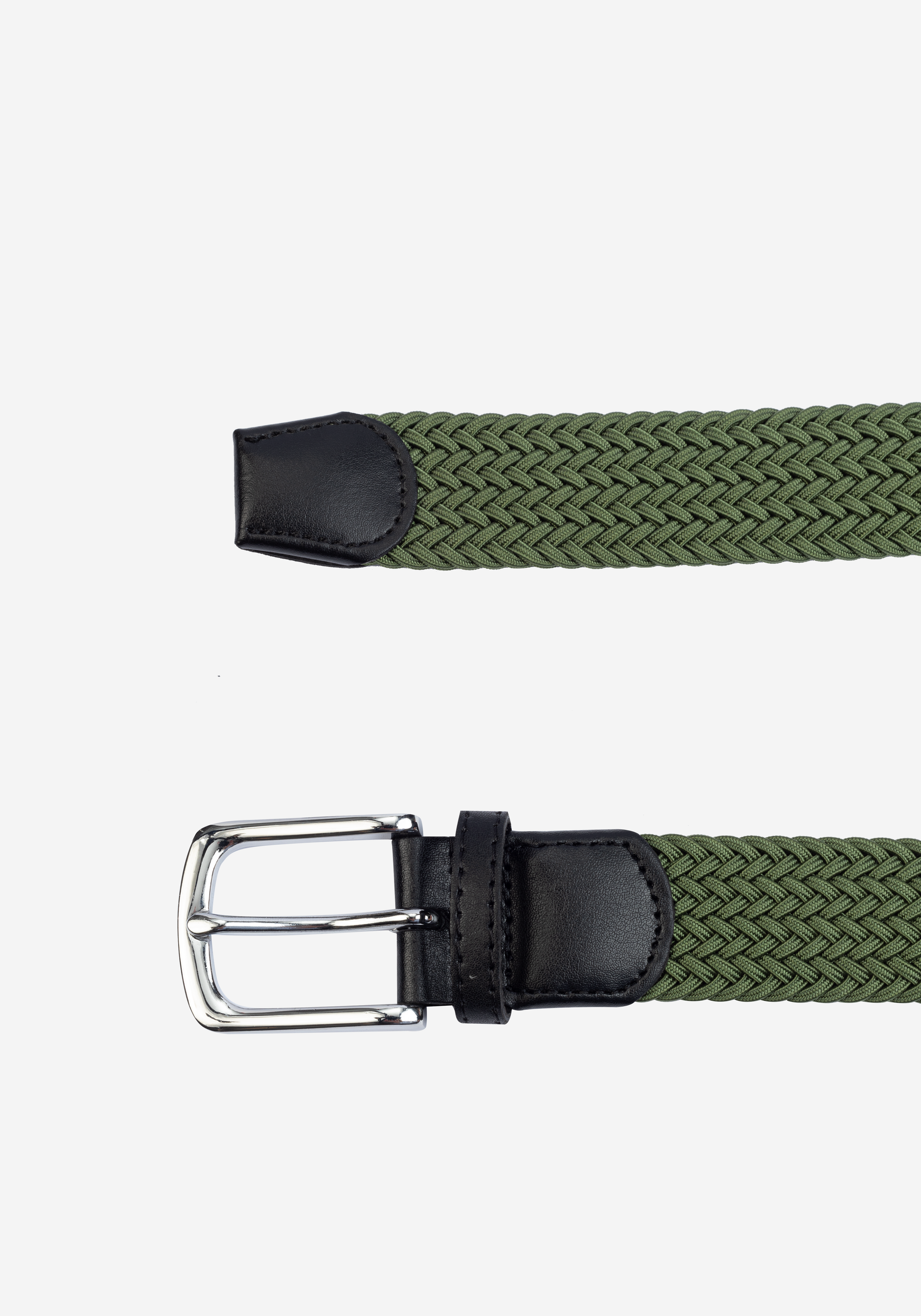 Forest Green Braided Belt
