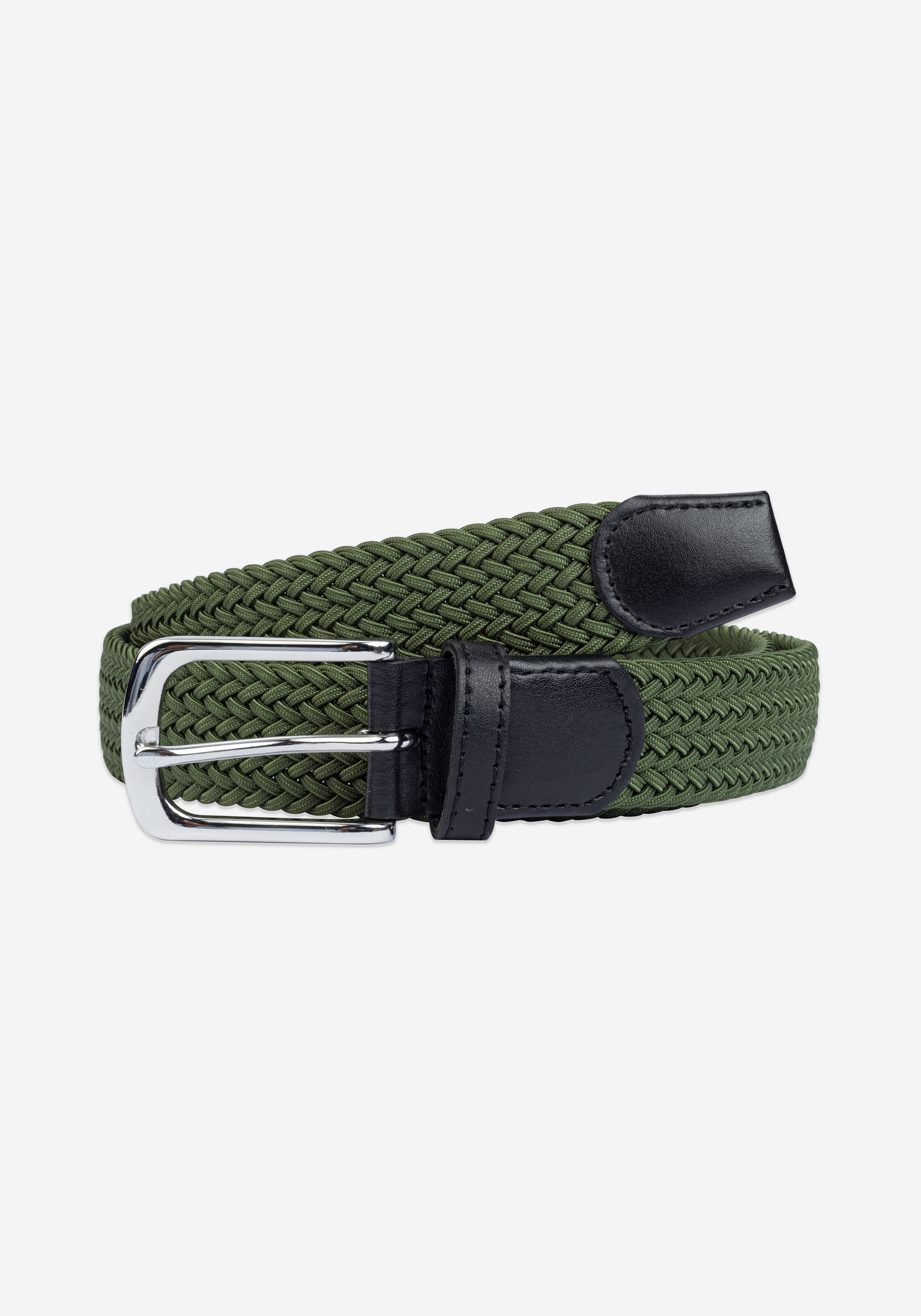 Forest Green Braided Belt