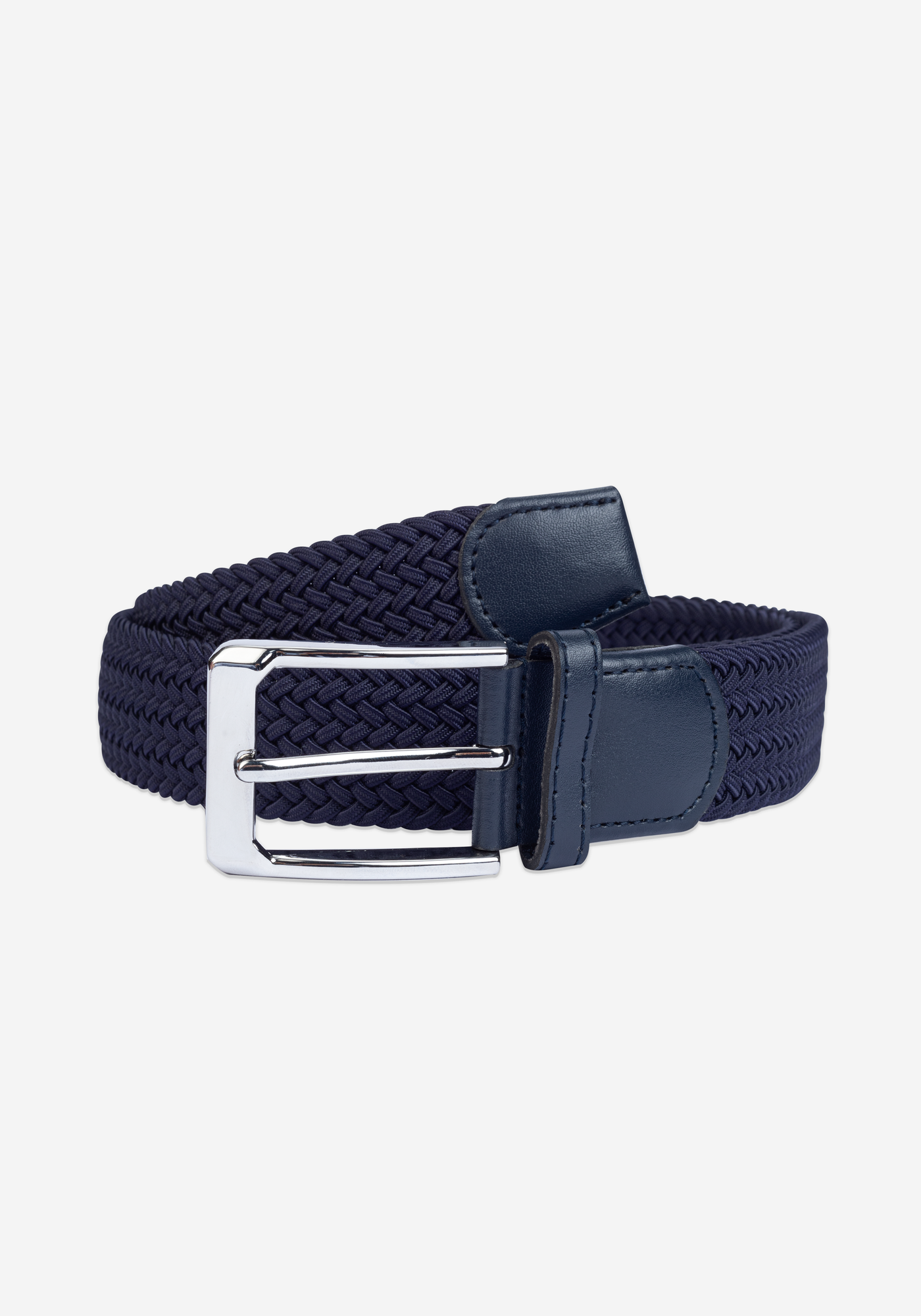 Slate Navy Braided Belt