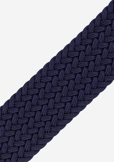 Slate Navy Braided Belt