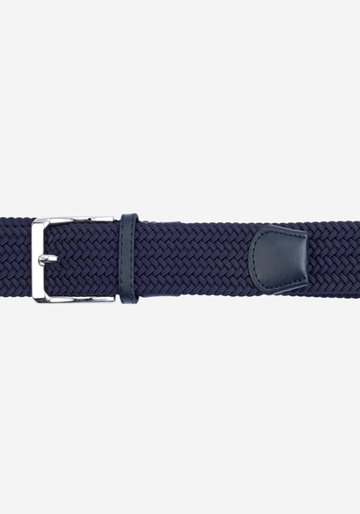 Slate Navy Braided Belt