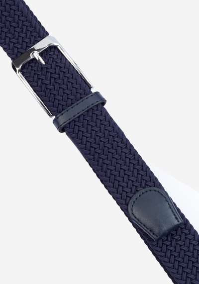 Slate Navy Braided Belt