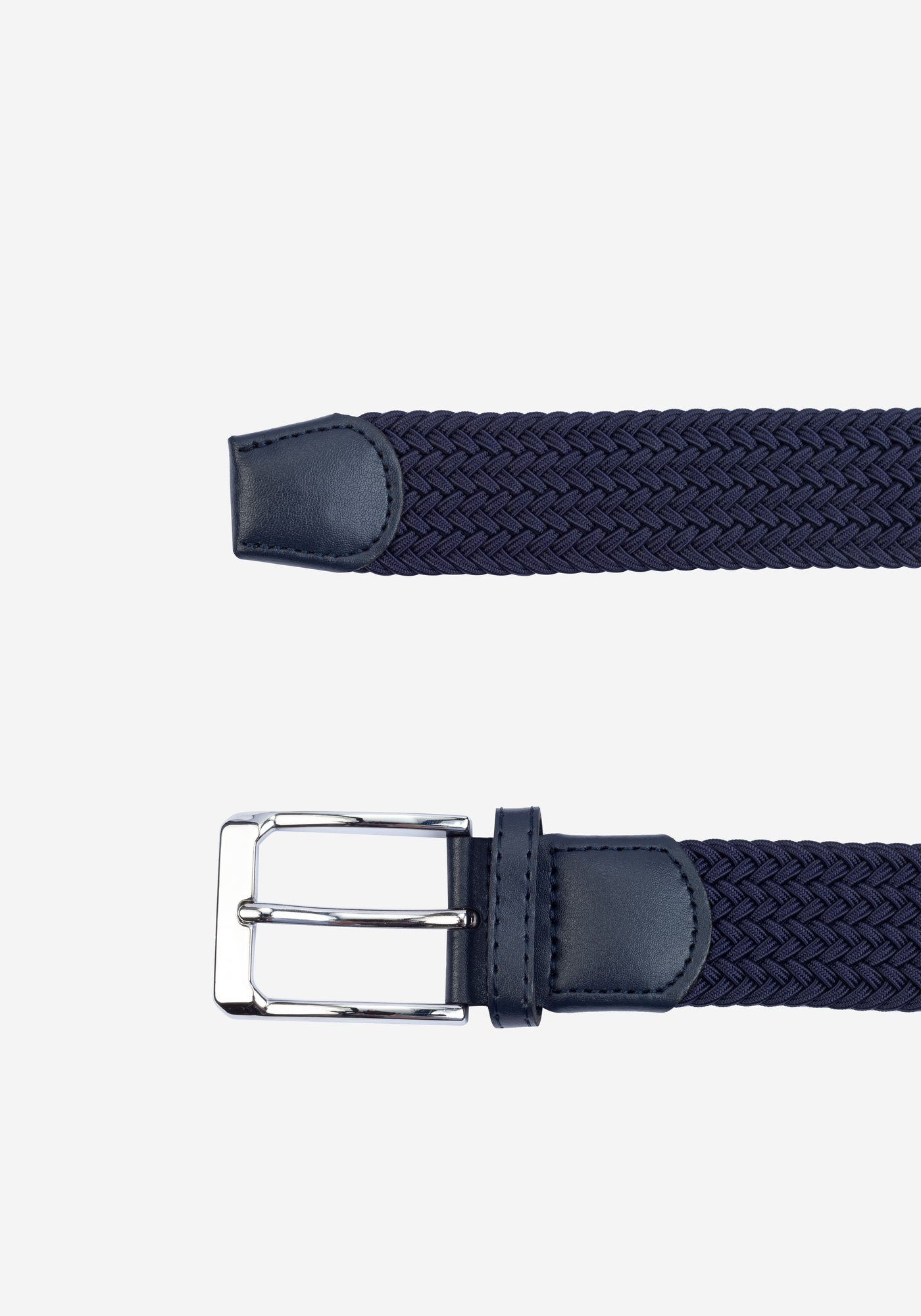 Slate Navy Braided Belt