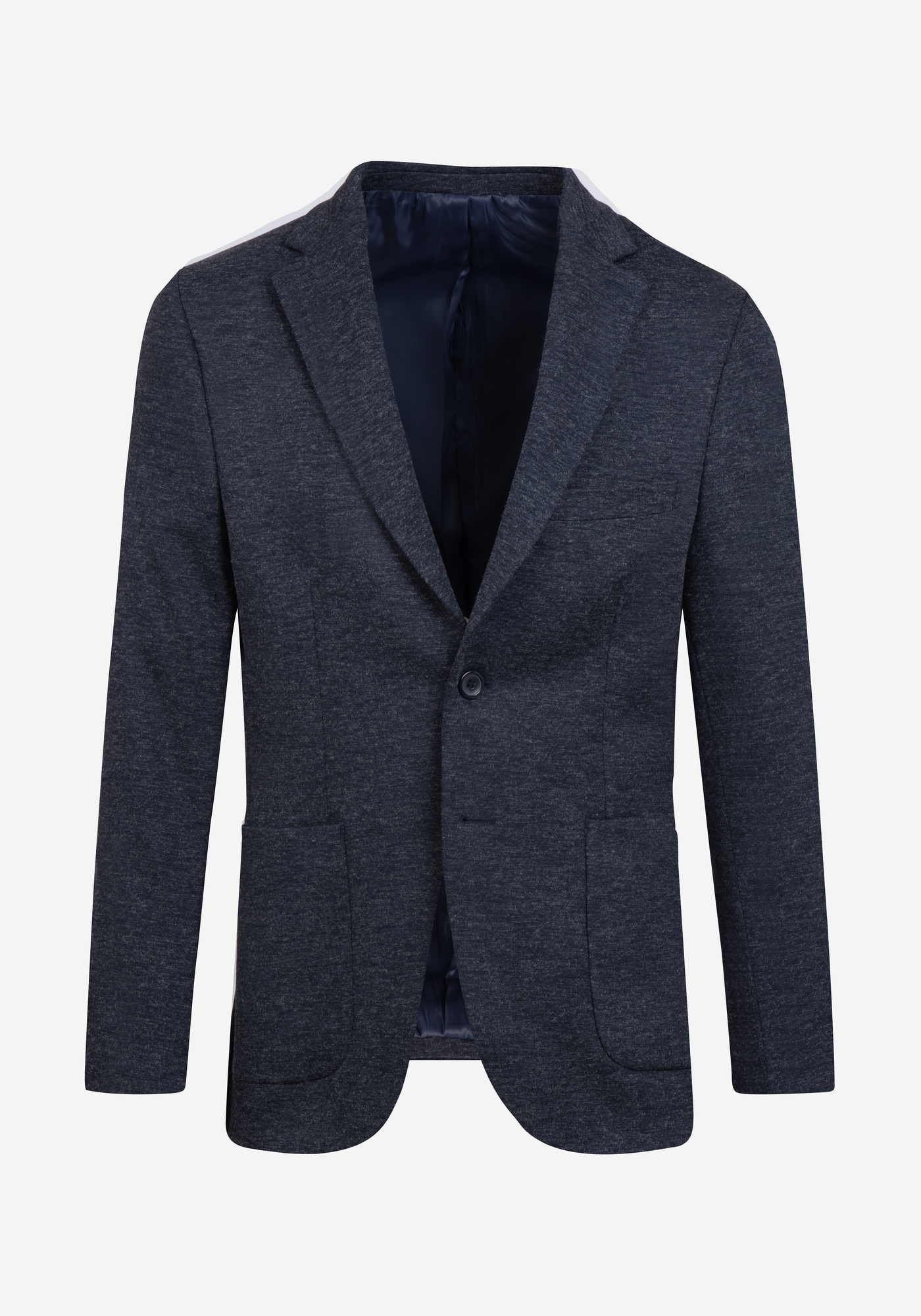 Contemporary Fit Faded Blue Heavy Brushed Blazer