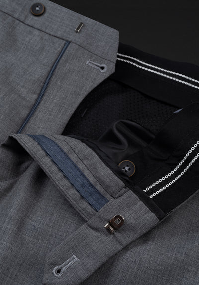 Mist Grey Semi-Italian Handmade 130S Cool Wool Suit