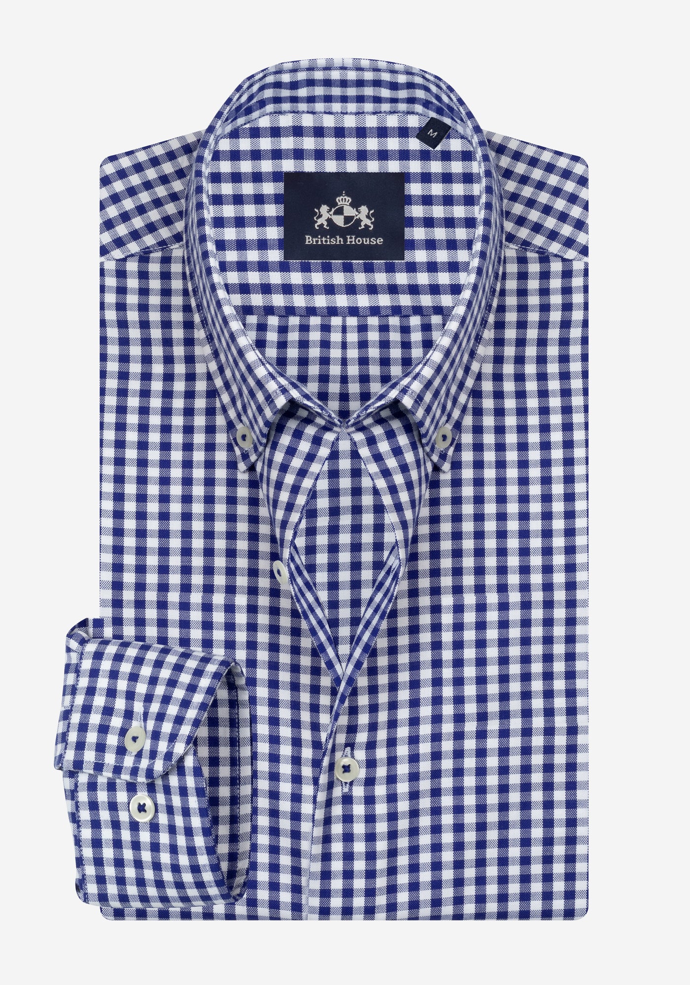 Imperial Blue Checked Oxford Shirt