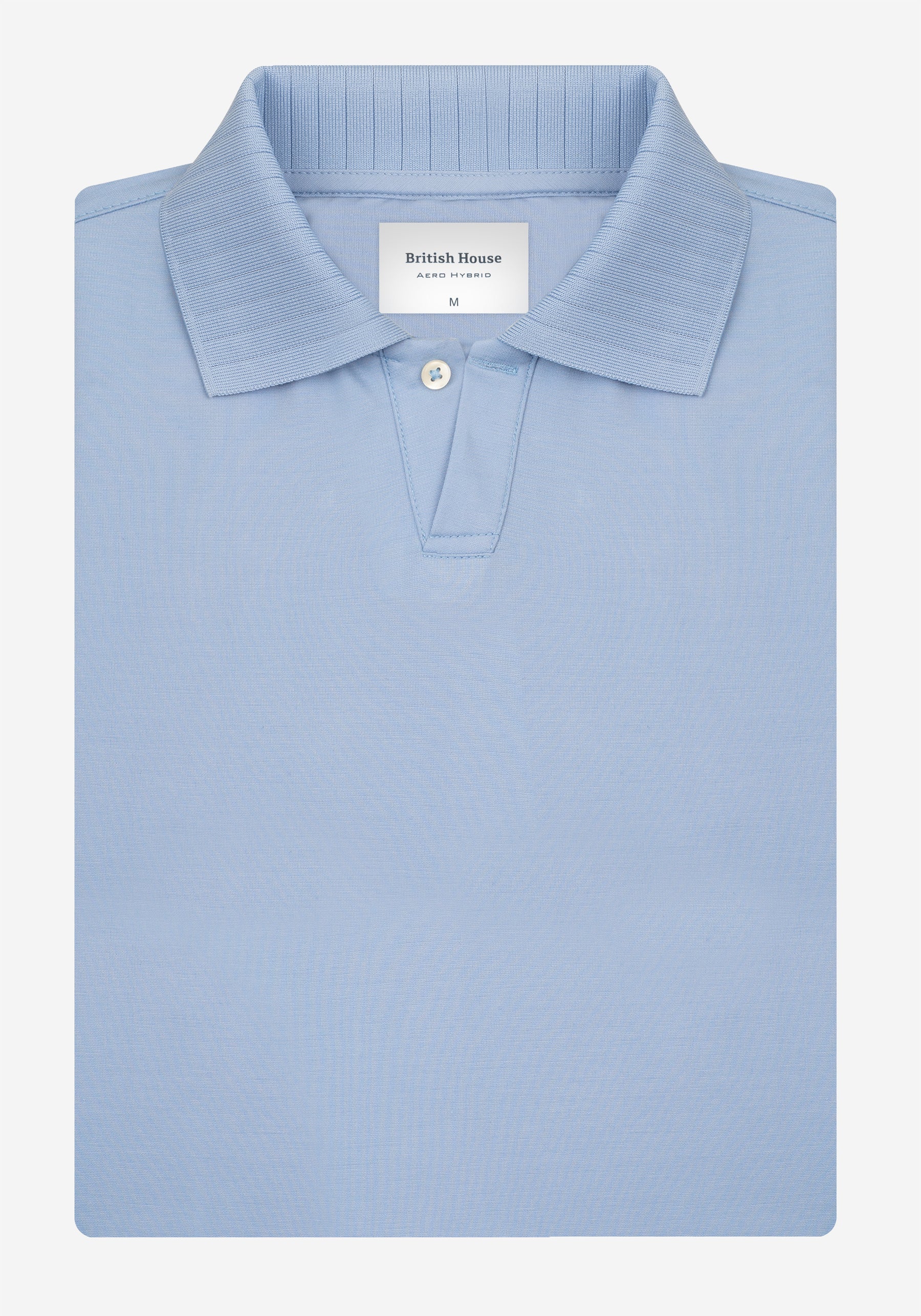 Powder Blue Aero-Hybrid V-Polo