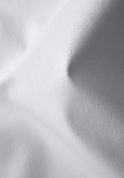 Contemporary Fit Feather White Twill Gabardine