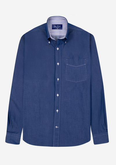 Admiral Blue Twill Shirt