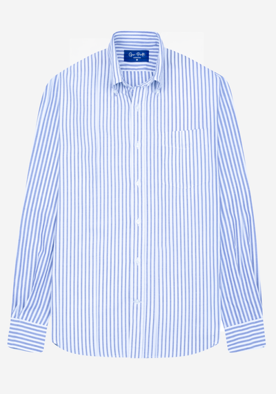 Capella Blue Stripe Oxford Shirt