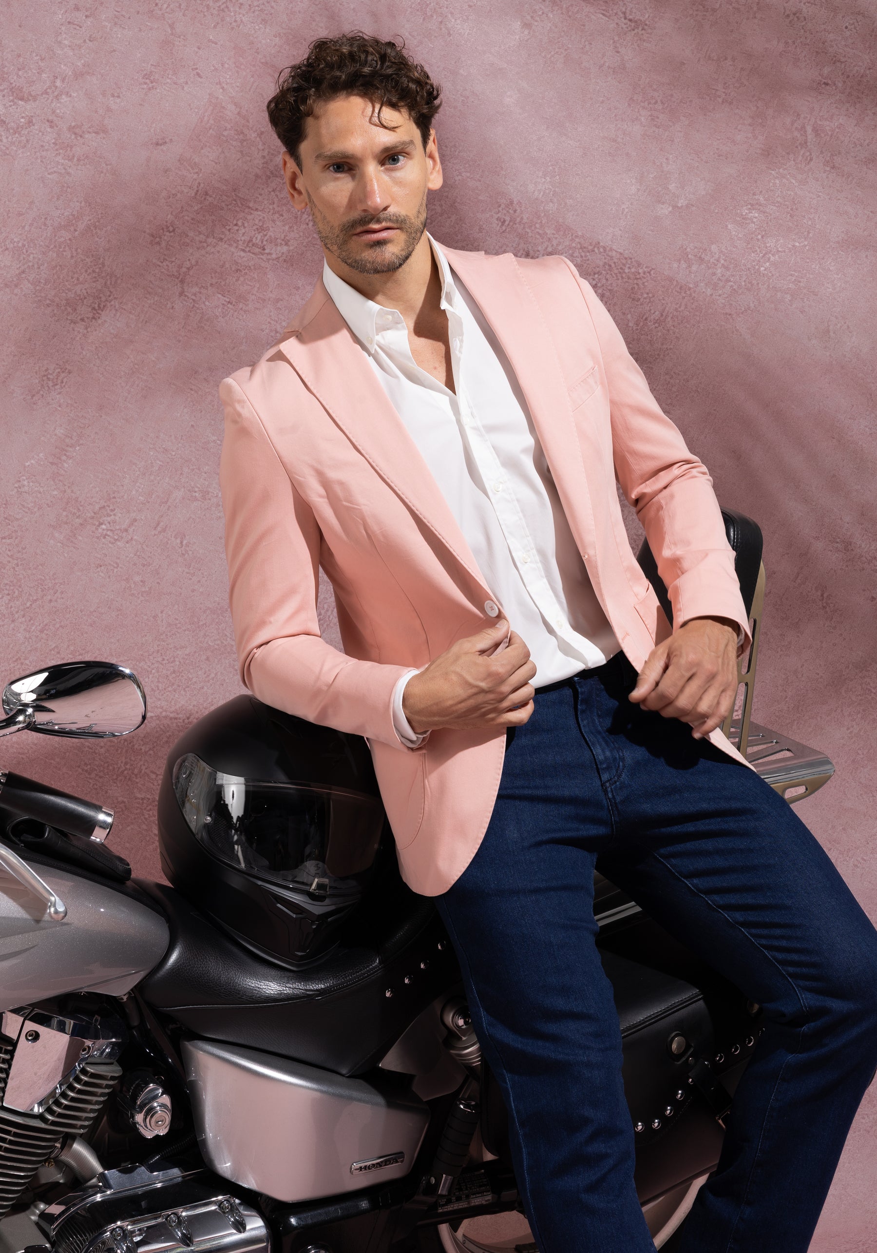 Pearl Pink Amalfi Blazer