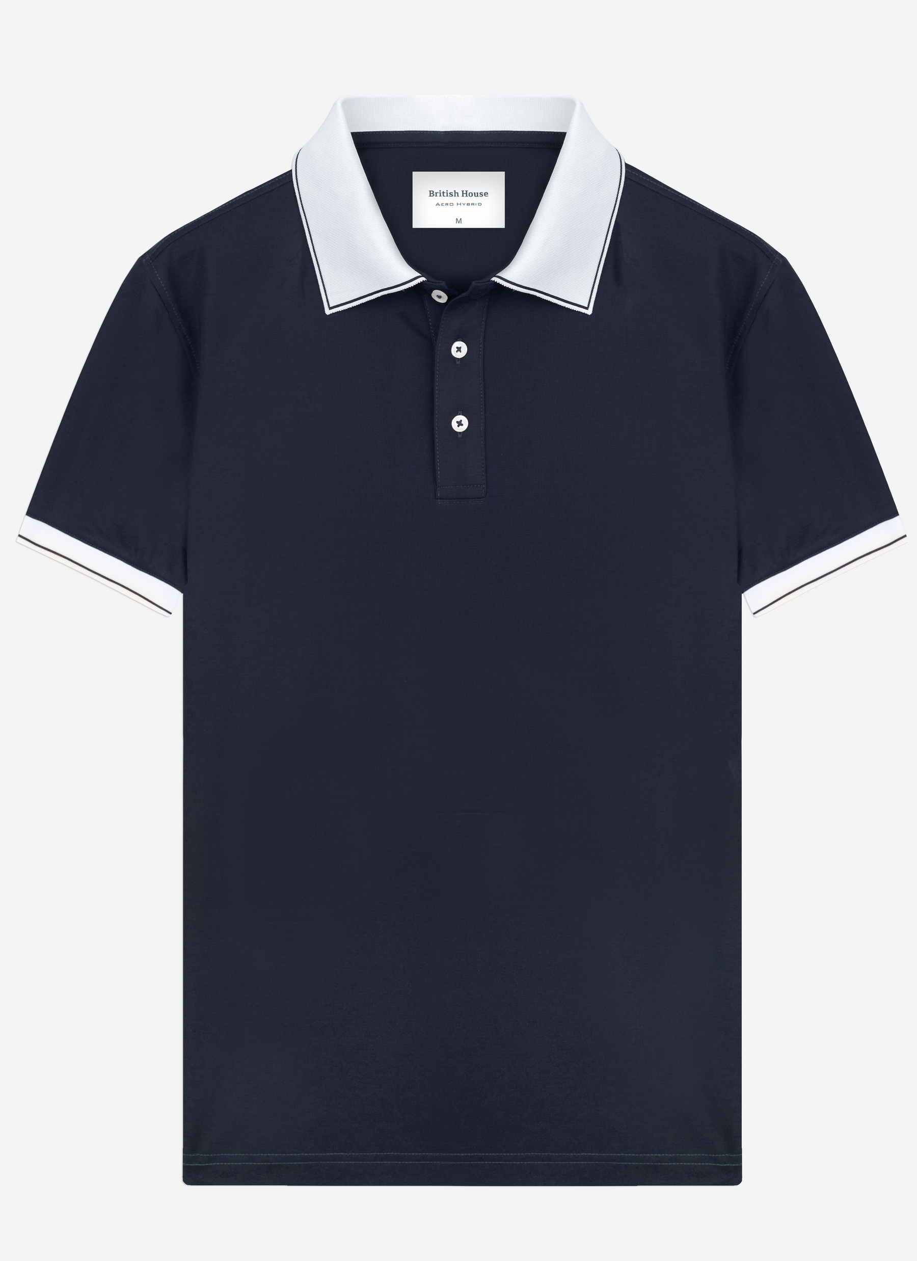 Ink Navy Aero-Hybrid Polo Shirt