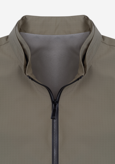 Dune Beige Pocketable Windbreaker Jacket