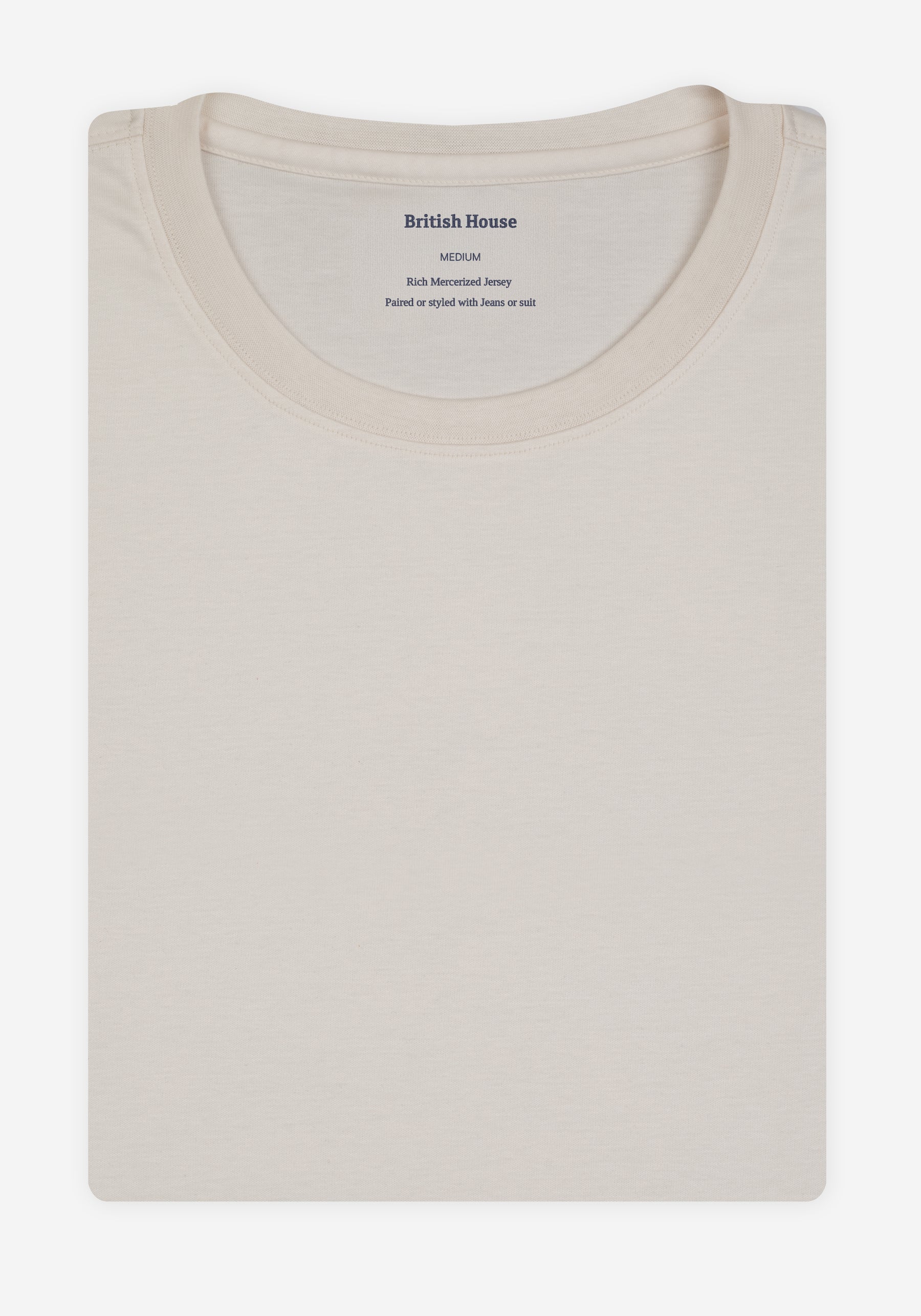 Off-White Mercerized Interlock Jersey