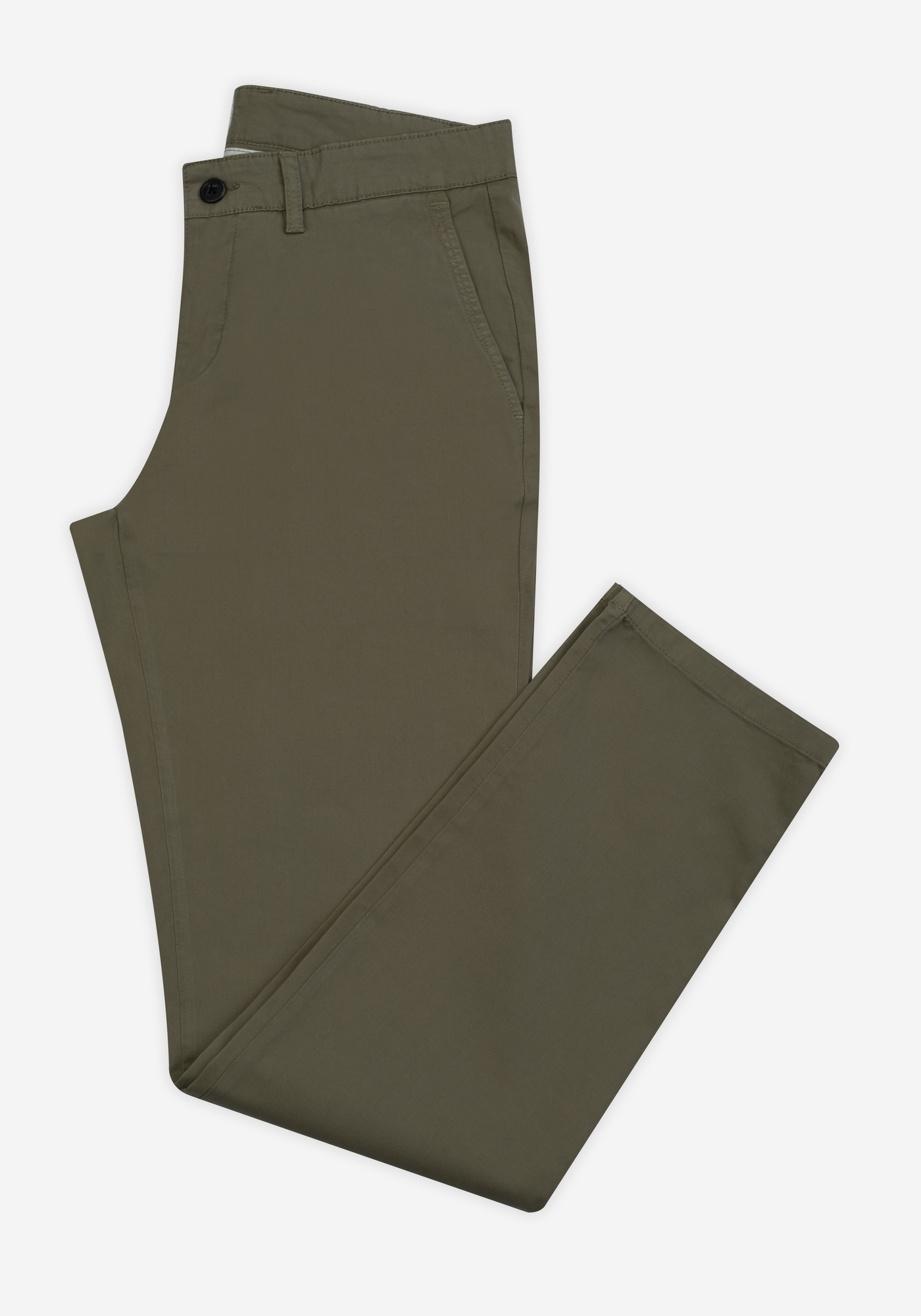 Moss Olive Gabardine