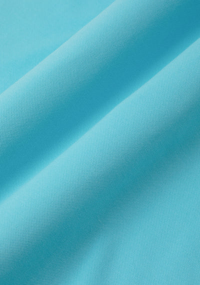 Light Turquoise Cotton Polo Shirt
