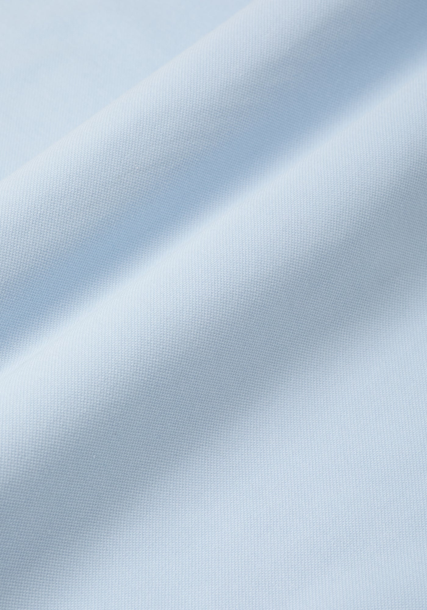 Light Powdered Blue Cotton Polo Shirt