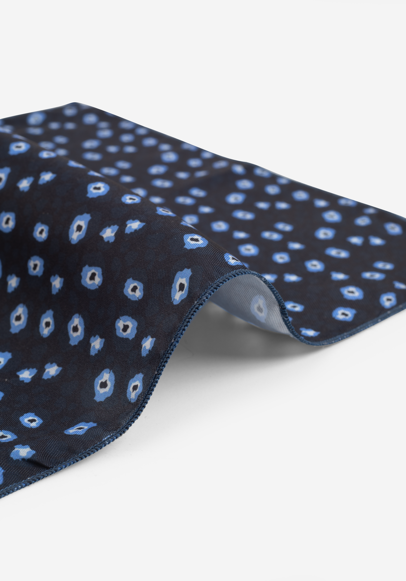 Galaxy Blue Print Silk Touch Pocket Square