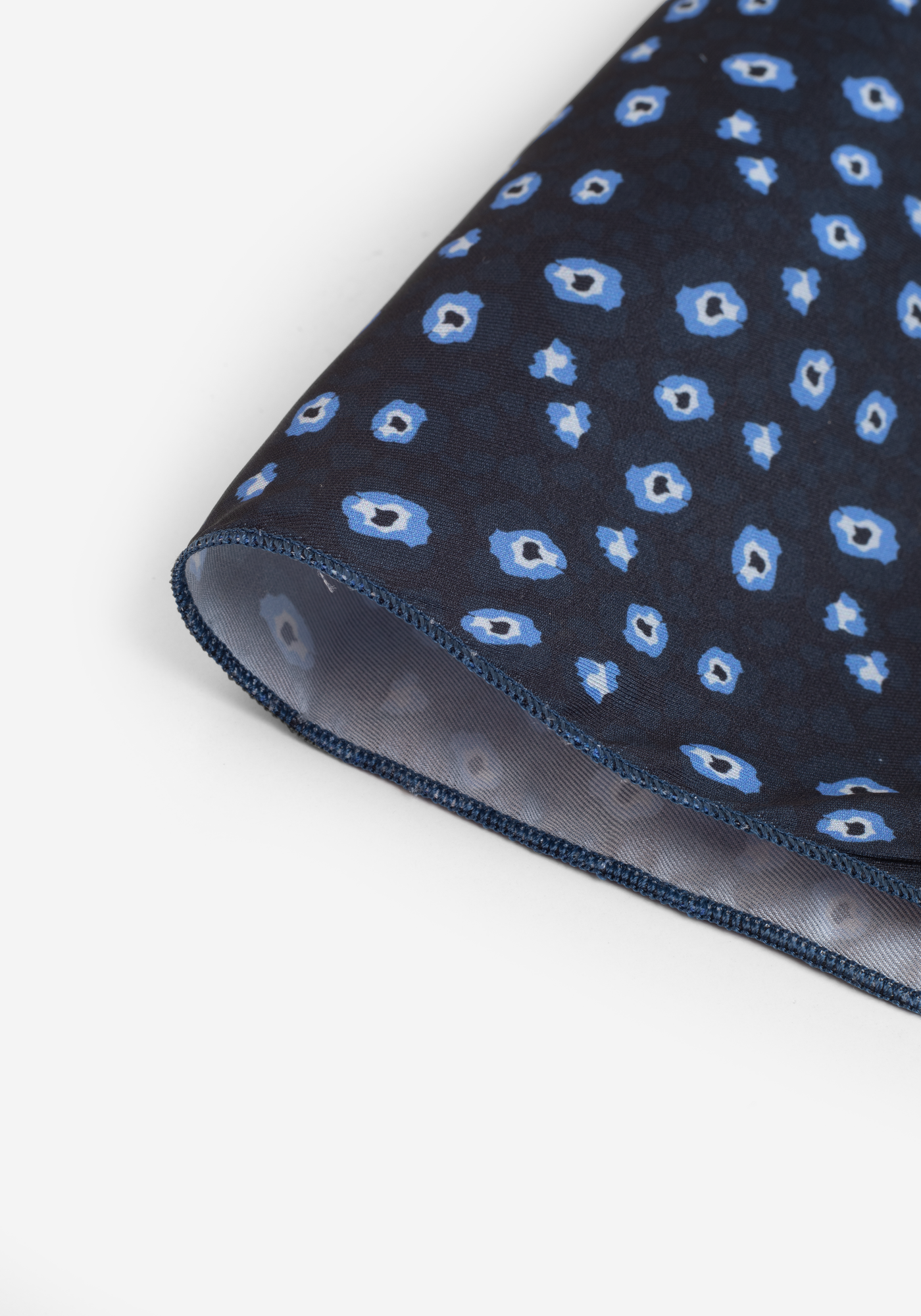 Galaxy Blue Print Silk Touch Pocket Square