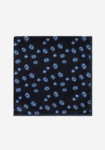 Galaxy Blue Print Silk Touch Pocket Square