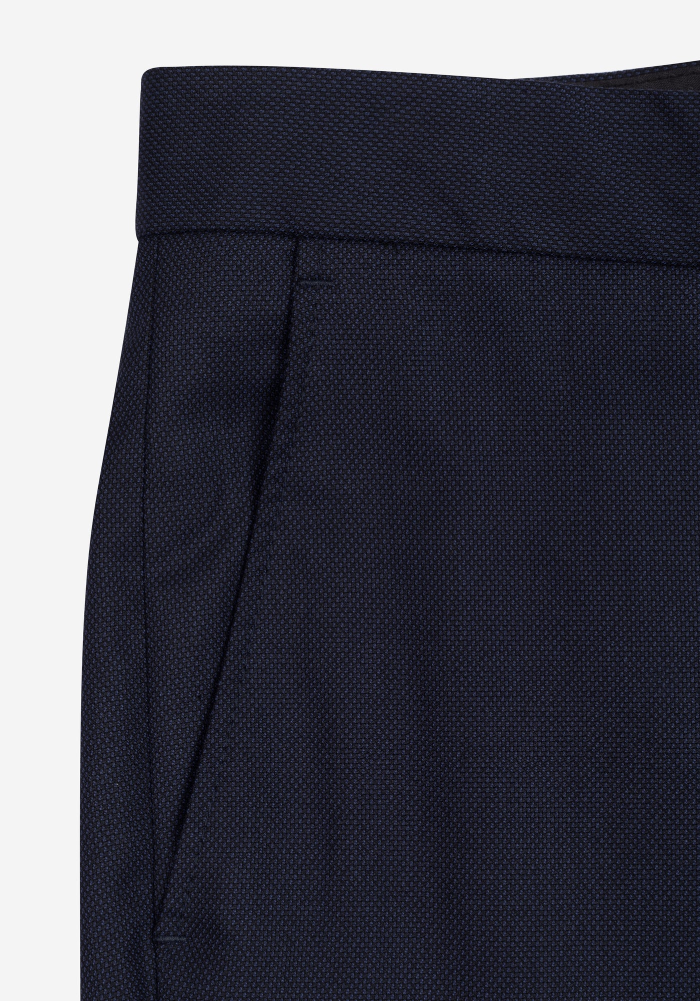 Steel Navy Dotted Suit
