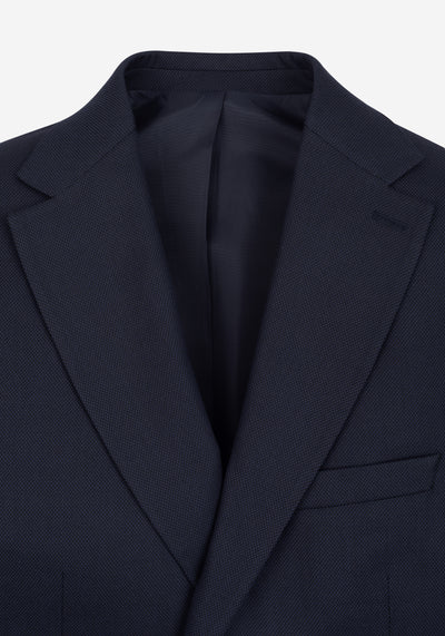 Steel Navy Dotted Suit