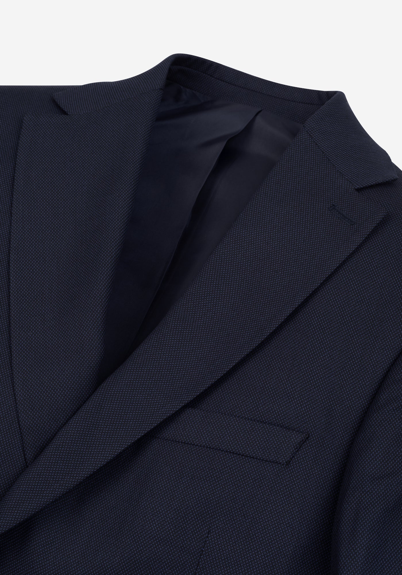 Steel Navy Dotted Suit